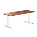 Desky Zero Hardwood Office Desk Pheasantwood / 1500x750mm / Grey