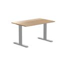 Desky Zero Hardwood Office Desk Pheasantwood / 1500x750mm / Grey