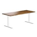 Desky Zero Hardwood Office Desk Pheasantwood / 1500x750mm / Grey