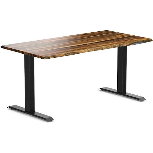 Desky Zero Hardwood Office Desk Pheasantwood / 1500x750mm / Grey