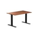 Desky Zero Hardwood Office Desk Teak / 1800x750mm / White