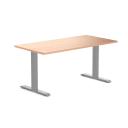 Desky Zero Melamine Home Office Desk Classic Oak / Small 1200x750mm / Grey