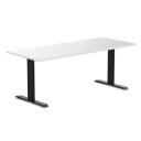 Desky Zero Melamine Home Office Desk Classic Oak / Small 1200x750mm / Grey