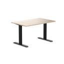 Desky Zero Melamine Home Office Desk Classic Oak / Small 1200x750mm / Grey