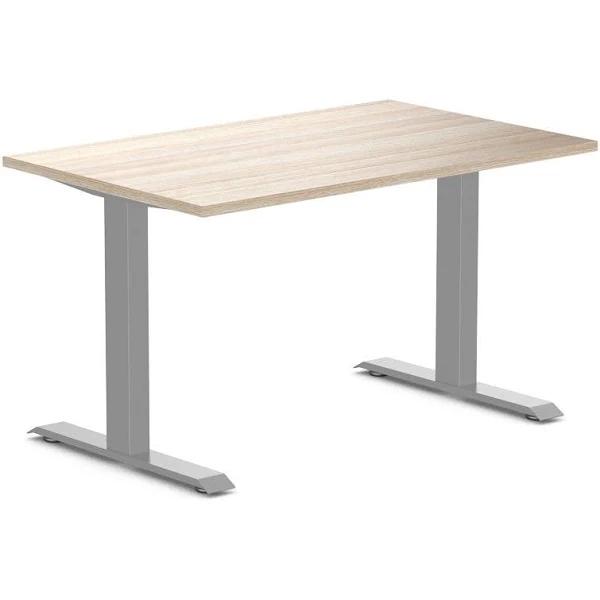 Desky Zero Melamine Home Office Desk Classic Oak / Small 1200x750mm / Grey