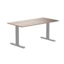 Desky Zero Melamine Home Office Desk Classic Oak / Small 1200x750mm / White