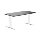 Desky Zero Melamine Home Office Desk Classic Oak / Small 1200x750mm / White