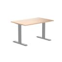 Desky Zero Melamine Home Office Desk Classic Oak / Small 1200x750mm / White