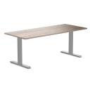 Desky Zero Melamine Home Office Desk Classic Oak / Small 1200x750mm / White