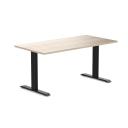 Desky Zero Melamine Home Office Desk Classic Oak / Small 1200x750mm / White