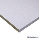 Desky Zero Melamine Home Office Desk Select Beech / Large 1800x750mm / White