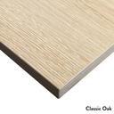 Desky Zero Melamine Home Office Desk Select Beech / Large 1800x750mm / White