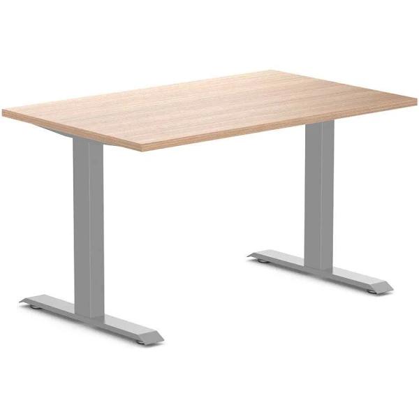 Desky Zero Melamine Home Office Desk Sublime Teak / Small 1200x750mm / Grey