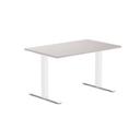 Desky Zero Melamine Home Office Desk White Alaskan / Small 1200x750mm / White