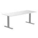 Desky Zero Melamine Home Office Desk White / Large 1800x750mm / Grey