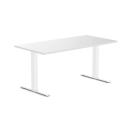 Desky Zero Melamine Home Office Desk White / Medium 1500x750mm / White