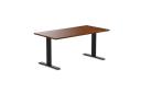 Desky Zero Rubberwood Office Desk - White Brushed / 2000x750mm / White