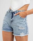 DESU Women's Kenzie Shorts in Blue | Size 16