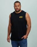 Deus EX Machina - Men's Black Singlets - Flags Muscle Tee - Size S at The Iconic