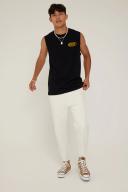 Deus EX Machina - Men's Black Singlets - Flags Muscle Tee - Size S at The Iconic