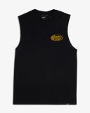 Deus EX Machina - Men's Black Singlets - Flags Muscle Tee - Size S at The Iconic