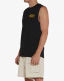 Deus EX Machina - Men's Black Singlets - Flags Muscle Tee - Size S at The Iconic
