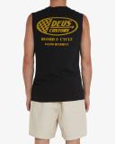 Deus EX Machina - Men's Black Singlets - Flags Muscle Tee - Size S at The Iconic