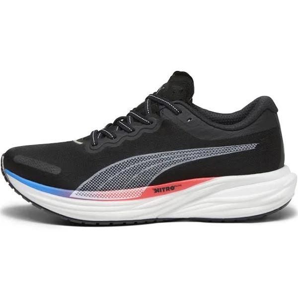 Deviate Nitro 2 Men's Running Shoes in Ultra Blue/Fire Orchid/Black, Size 14 by Puma