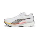 Deviate Nitro 2 Men's Running Shoes in White/Sunset Glow/Sun Stream, Size 7 by Puma