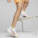 Deviate Nitro 2 Men's Running Shoes in White/Sunset Glow/Sun Stream, Size 7 by Puma