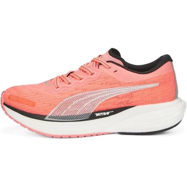 Deviate Nitro 2 Women's Running Shoes in Sunset Glow/Black, Size 5.5 by Puma