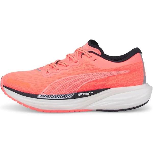 Deviate Nitro 2 Women's Running Shoes in Sunset Glow/Black, Size 8.5 by Puma
