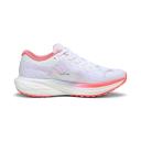Deviate Nitro 2 Women's Running Shoes in White/Fire Orchid/Icy Blue, Size 7 by Puma