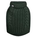DGG Knit Chunky Fluffy Forest Green Dog Jumper - Large