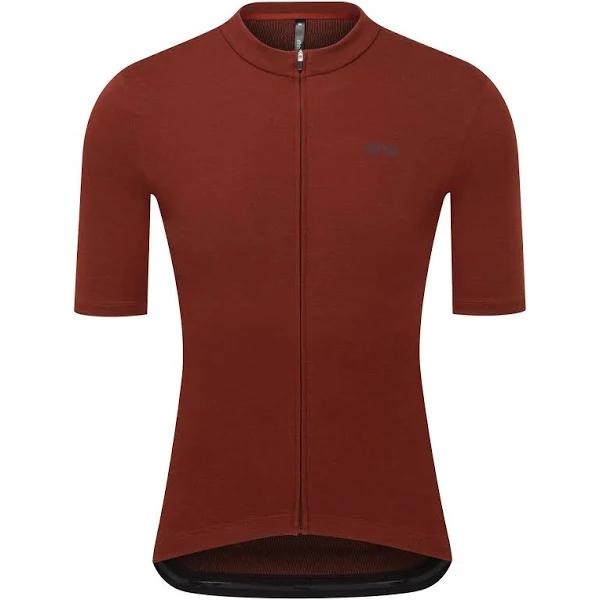dhb Men's Merino Short Sleeve Jersey 2.0 - Fired Brick