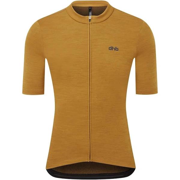 dhb Men's Merino Short Sleeve Jersey 2.0 - Golden Brown