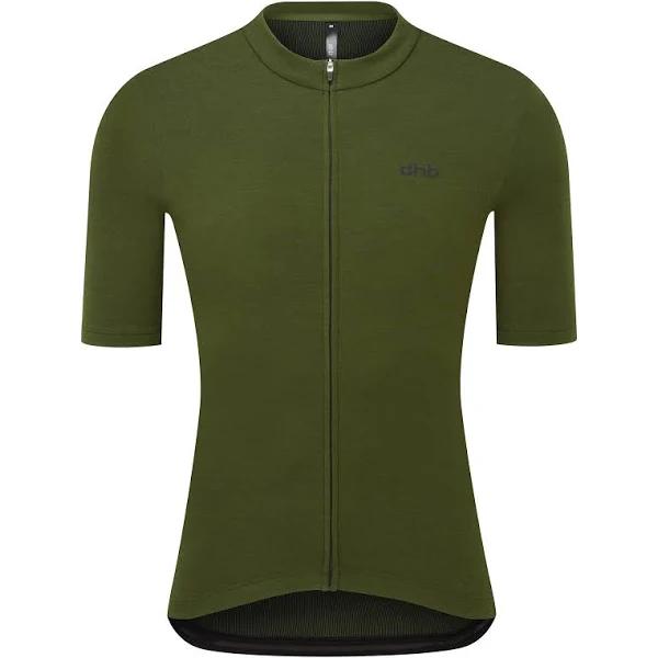 dhb Men's Merino Short Sleeve Jersey 2.0 - Rifle Green