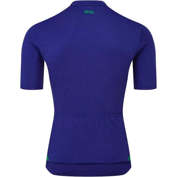 dhb Merino Short Sleeve Jersey 2.0 - Bluing