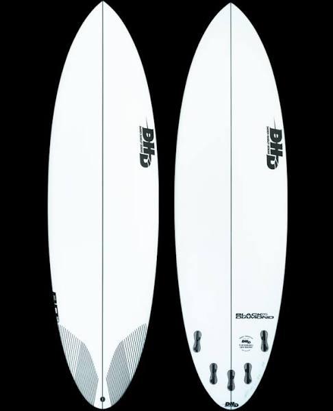 DHD - Black Diamond PU FCS 2 / 6'4" x 21" x 2 3/4" - 39.0L