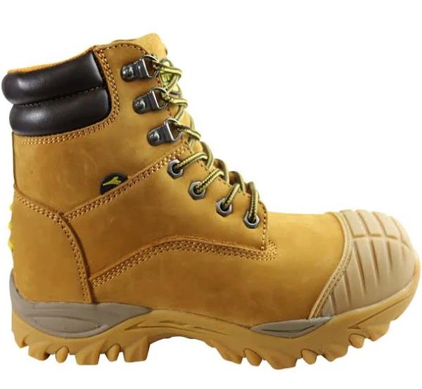 Diadora Mens Craze Comfortable Composite Toe Safety Work Boots Wheat 7 UK