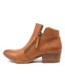 Diana Ferrari Zalen Whisky Leather Whisky Womens Shoes Casual Ankle Boots