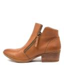 Diana Ferrari Zalen Whisky Leather Whisky Womens Shoes Casual Ankle Boots