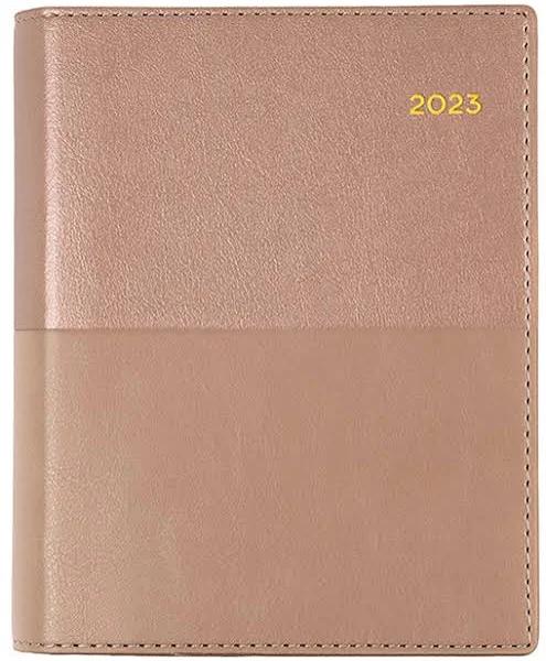 Diary - Collins - Vanessa - A6 - Day to Page - 2023 - Rose Gold