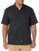 Dickies 1574 Short Sleeve Work Shirt - Black, 4XL