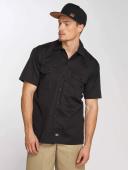 Dickies 1574 Short Sleeve Work Shirt - Black, 4XL