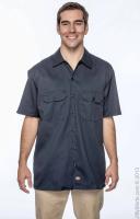 Dickies 1574 Short Sleeve Work Shirt - Dark Navy, 4XL