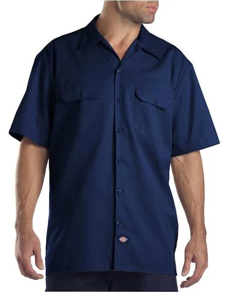 Dickies 1574 Short Sleeve Work Shirt - Dark Navy, 4XL