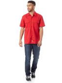 Dickies 1574 Short Sleeve Work Shirt - English Red, M