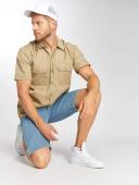 Dickies 1574 Short Sleeve Work Shirt - Khaki, M