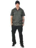 Dickies 1574 Short Sleeve Work Shirt - Olive Green, L